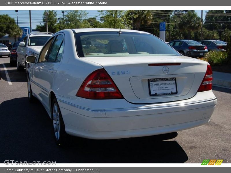 Alabaster White / Stone 2006 Mercedes-Benz C 280 Luxury