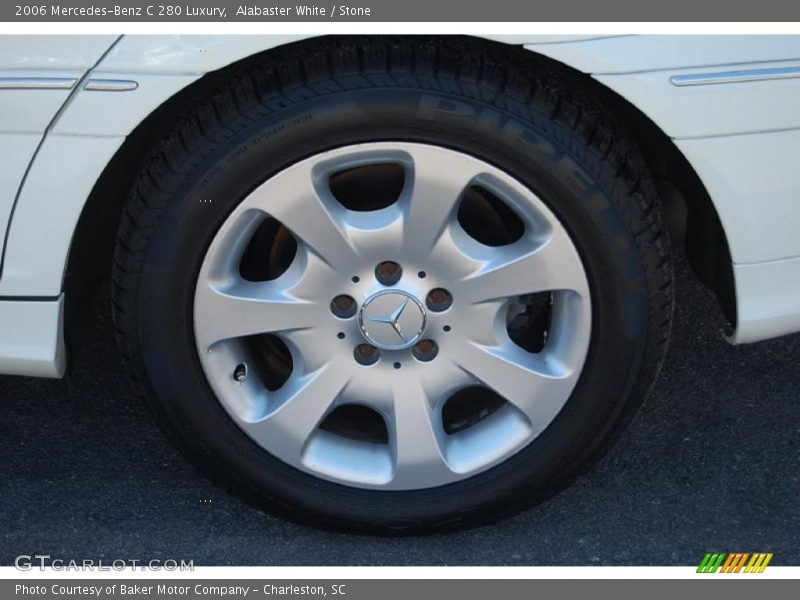 Alabaster White / Stone 2006 Mercedes-Benz C 280 Luxury