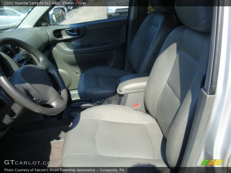 Pewter / Gray 2002 Hyundai Santa Fe GLS AWD
