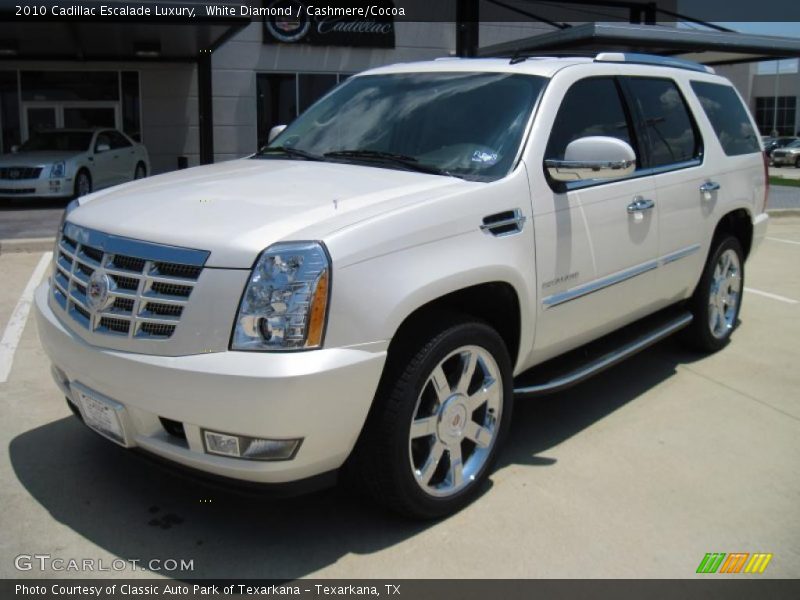 White Diamond / Cashmere/Cocoa 2010 Cadillac Escalade Luxury