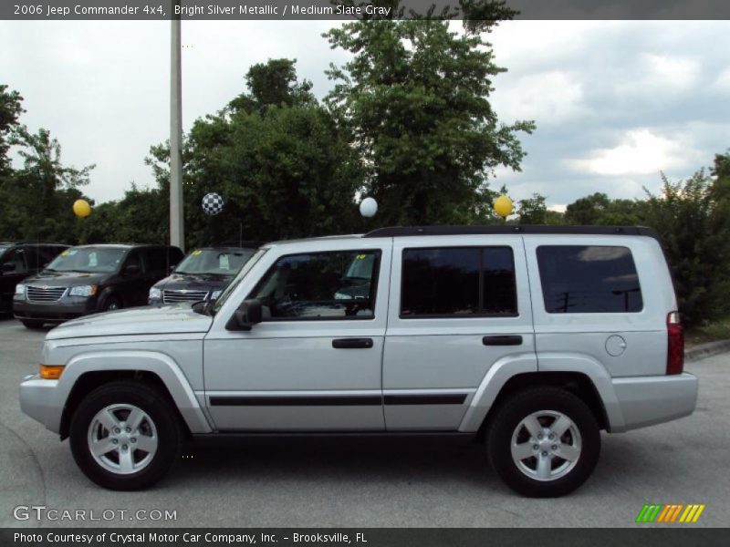 Bright Silver Metallic / Medium Slate Gray 2006 Jeep Commander 4x4