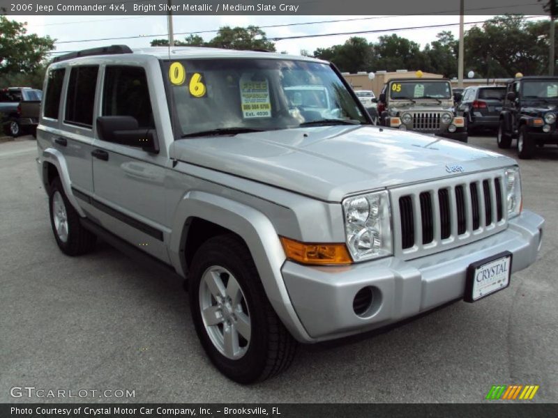 Bright Silver Metallic / Medium Slate Gray 2006 Jeep Commander 4x4