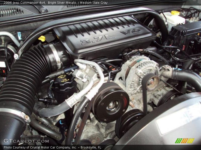 Bright Silver Metallic / Medium Slate Gray 2006 Jeep Commander 4x4