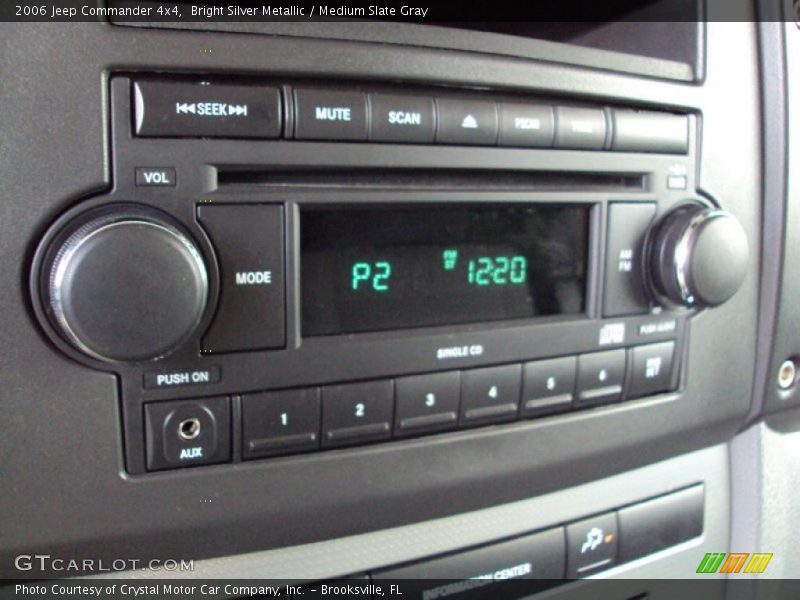 Bright Silver Metallic / Medium Slate Gray 2006 Jeep Commander 4x4