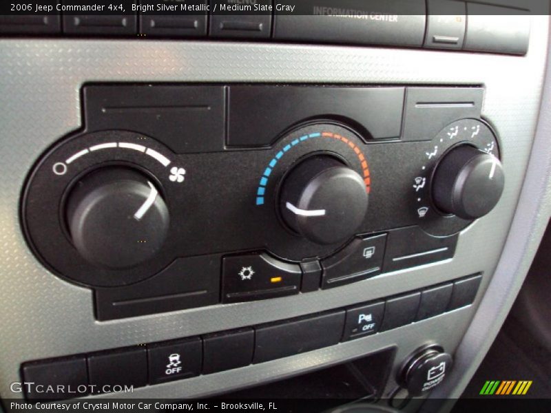 Bright Silver Metallic / Medium Slate Gray 2006 Jeep Commander 4x4