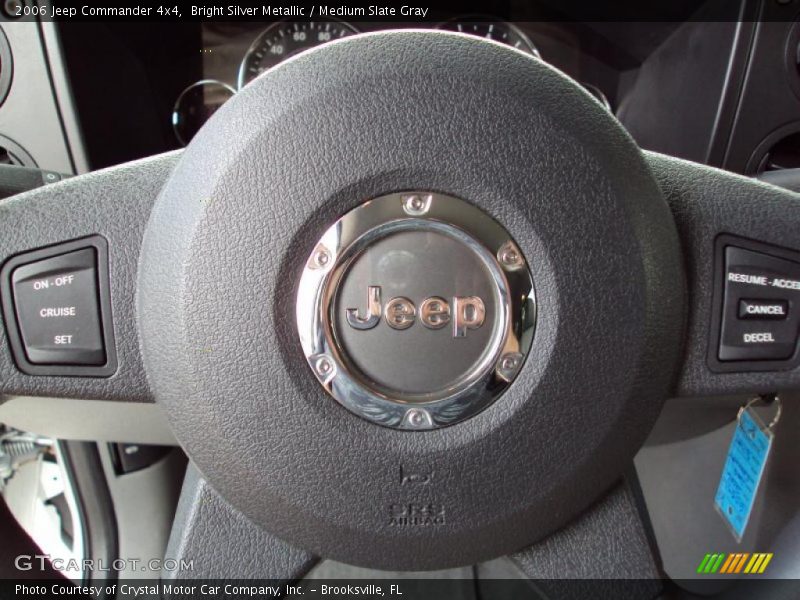 Bright Silver Metallic / Medium Slate Gray 2006 Jeep Commander 4x4