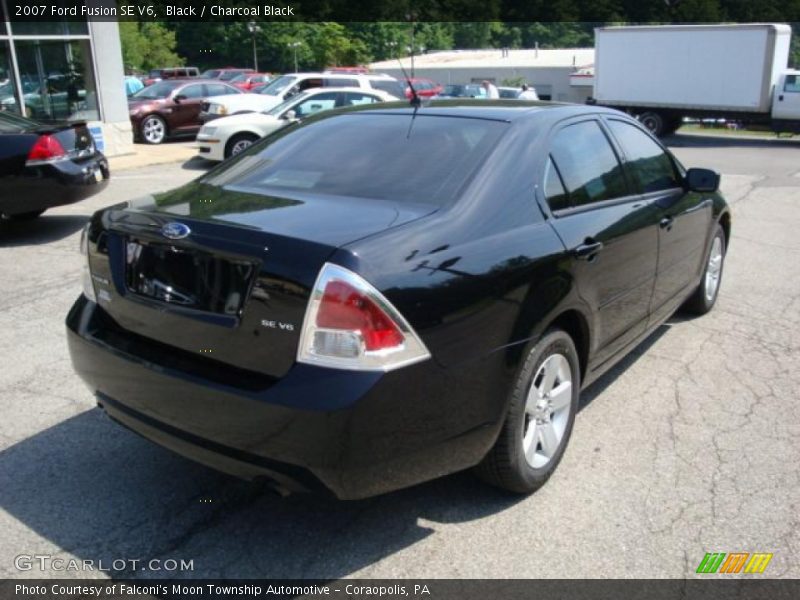 Black / Charcoal Black 2007 Ford Fusion SE V6