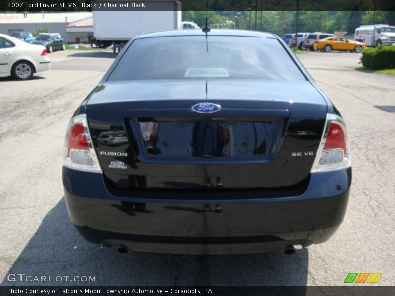 Black / Charcoal Black 2007 Ford Fusion SE V6