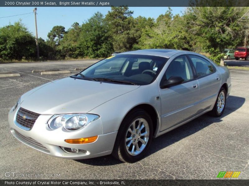 Bright Silver Metallic / Agate 2000 Chrysler 300 M Sedan