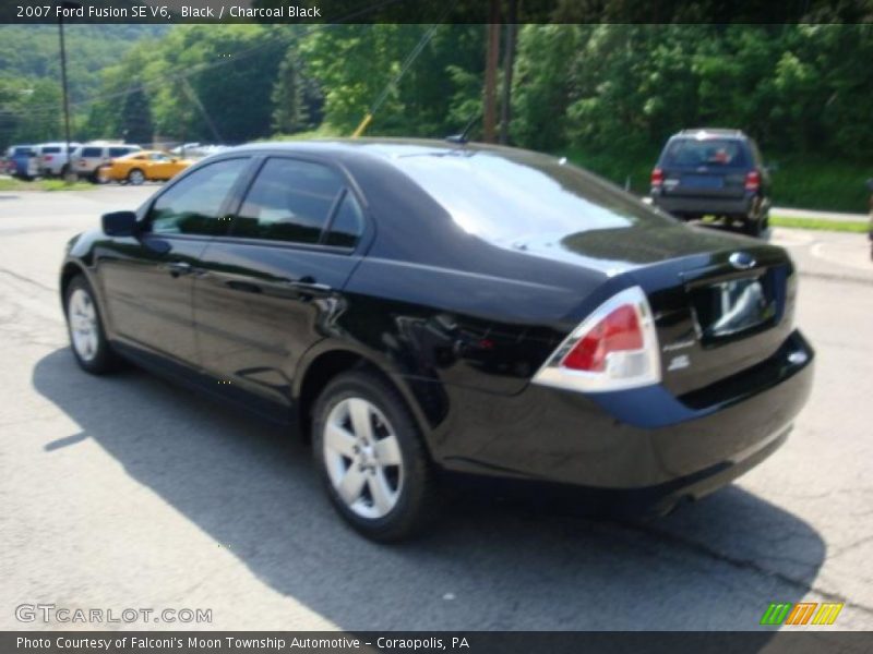 Black / Charcoal Black 2007 Ford Fusion SE V6