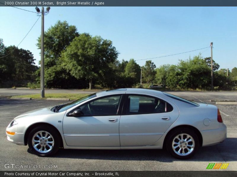 Bright Silver Metallic / Agate 2000 Chrysler 300 M Sedan