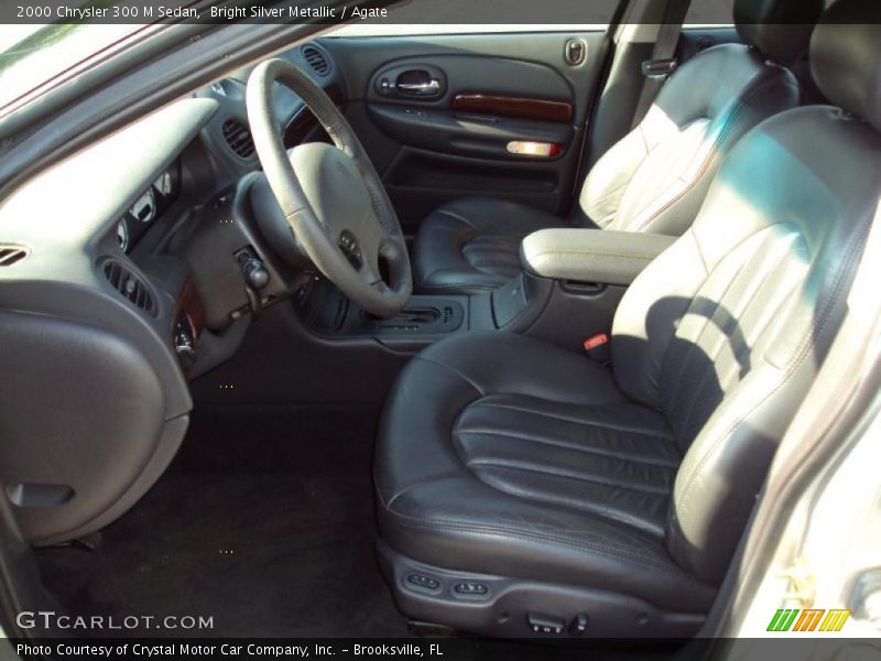 Bright Silver Metallic / Agate 2000 Chrysler 300 M Sedan