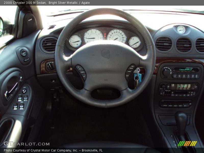 Bright Silver Metallic / Agate 2000 Chrysler 300 M Sedan