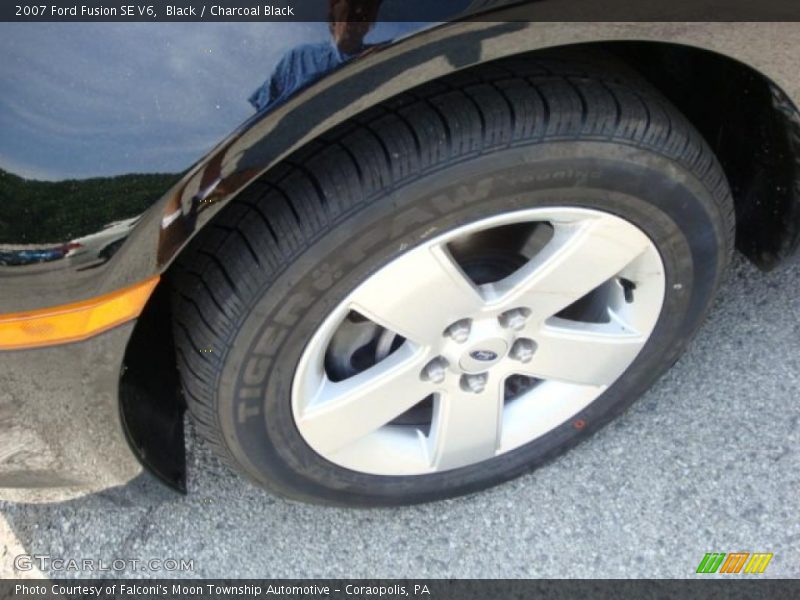 Black / Charcoal Black 2007 Ford Fusion SE V6