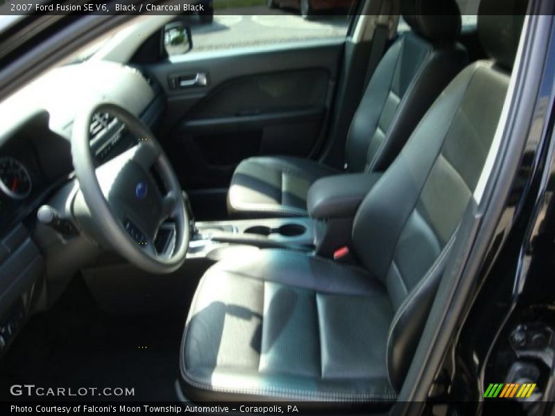 Black / Charcoal Black 2007 Ford Fusion SE V6