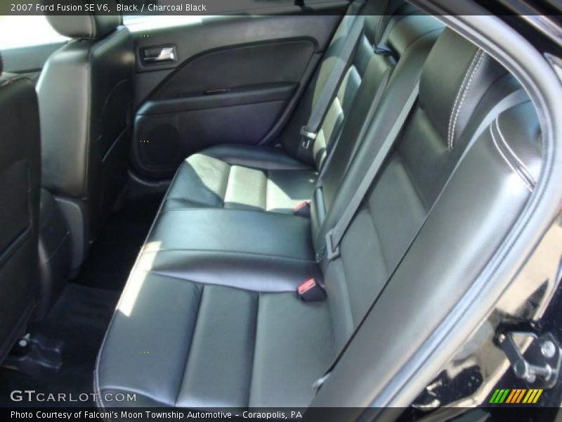 Black / Charcoal Black 2007 Ford Fusion SE V6