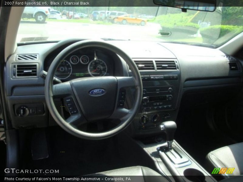 Black / Charcoal Black 2007 Ford Fusion SE V6