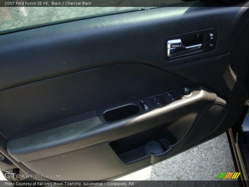 Black / Charcoal Black 2007 Ford Fusion SE V6