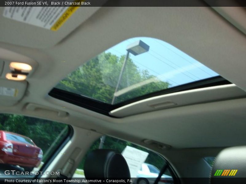 Black / Charcoal Black 2007 Ford Fusion SE V6