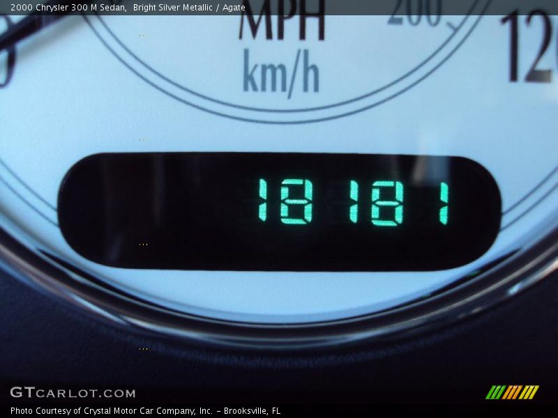 Bright Silver Metallic / Agate 2000 Chrysler 300 M Sedan