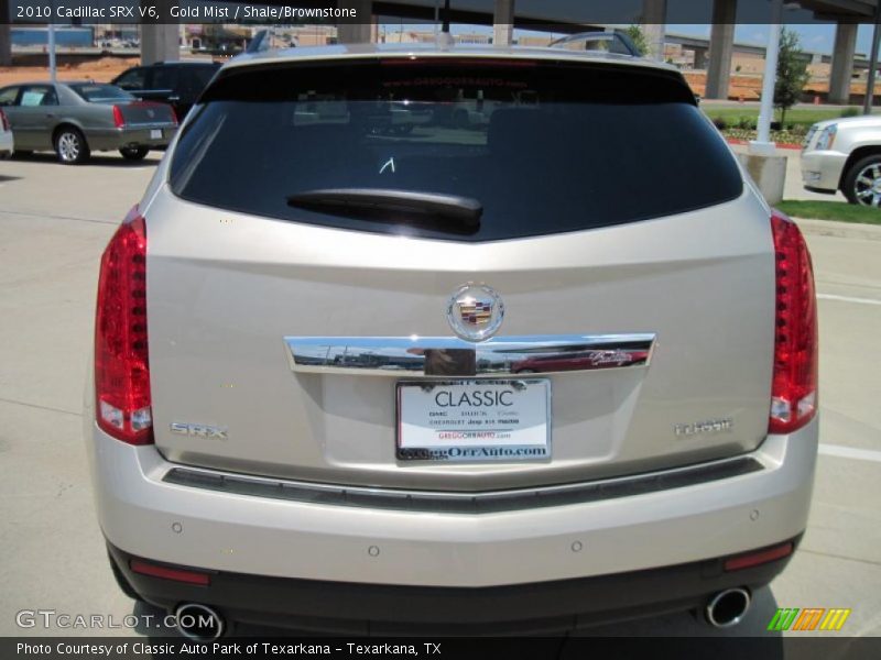 Gold Mist / Shale/Brownstone 2010 Cadillac SRX V6