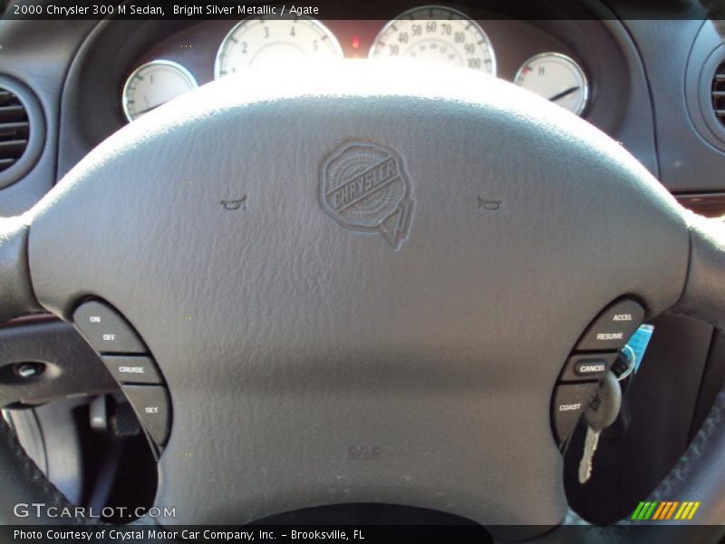 Bright Silver Metallic / Agate 2000 Chrysler 300 M Sedan