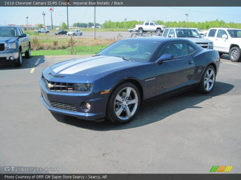 Imperial Blue Metallic / Black 2010 Chevrolet Camaro SS/RS Coupe