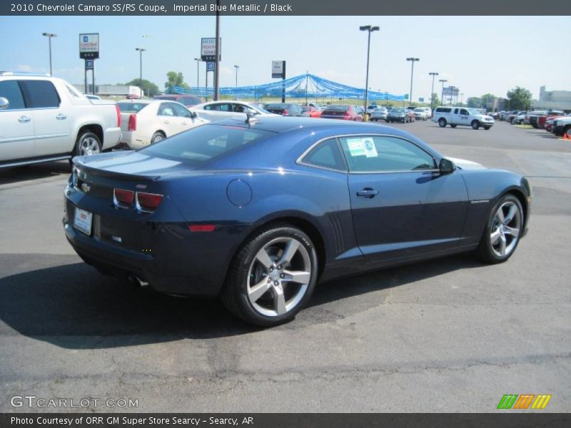 Imperial Blue Metallic / Black 2010 Chevrolet Camaro SS/RS Coupe