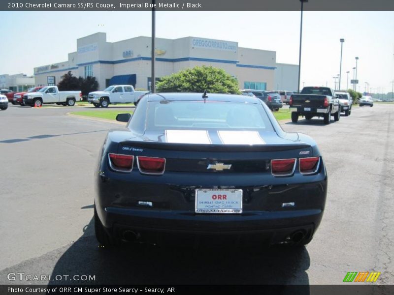 Imperial Blue Metallic / Black 2010 Chevrolet Camaro SS/RS Coupe