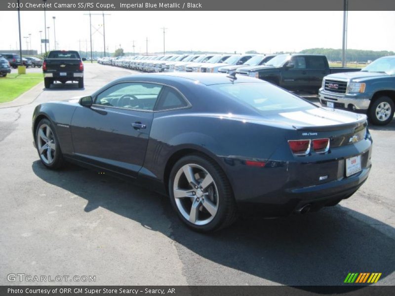 Imperial Blue Metallic / Black 2010 Chevrolet Camaro SS/RS Coupe