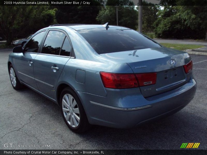 Medium Silver Blue / Gray 2009 Hyundai Sonata Limited