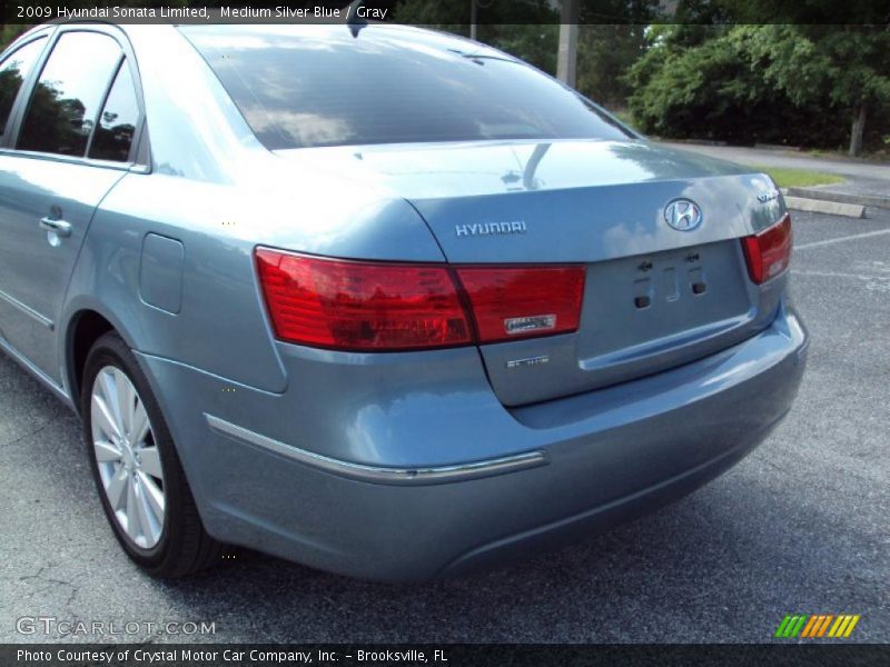 Medium Silver Blue / Gray 2009 Hyundai Sonata Limited
