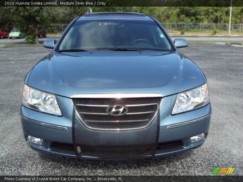 Medium Silver Blue / Gray 2009 Hyundai Sonata Limited