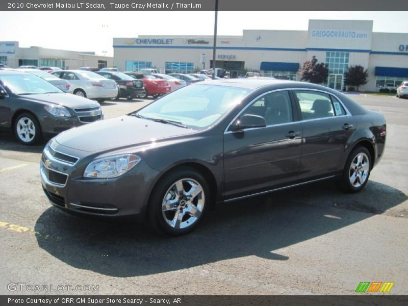 Taupe Gray Metallic / Titanium 2010 Chevrolet Malibu LT Sedan