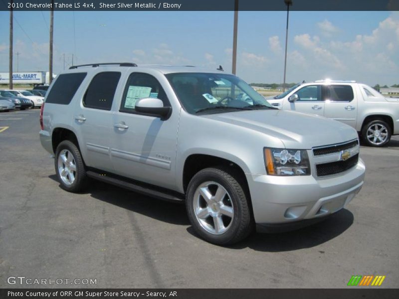 Sheer Silver Metallic / Ebony 2010 Chevrolet Tahoe LS 4x4