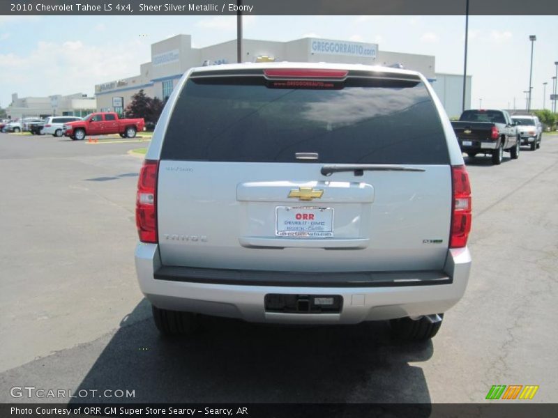 Sheer Silver Metallic / Ebony 2010 Chevrolet Tahoe LS 4x4