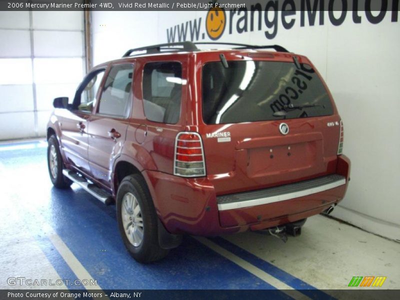 Vivid Red Metallic / Pebble/Light Parchment 2006 Mercury Mariner Premier 4WD