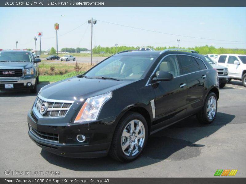 Black Raven / Shale/Brownstone 2010 Cadillac SRX V6