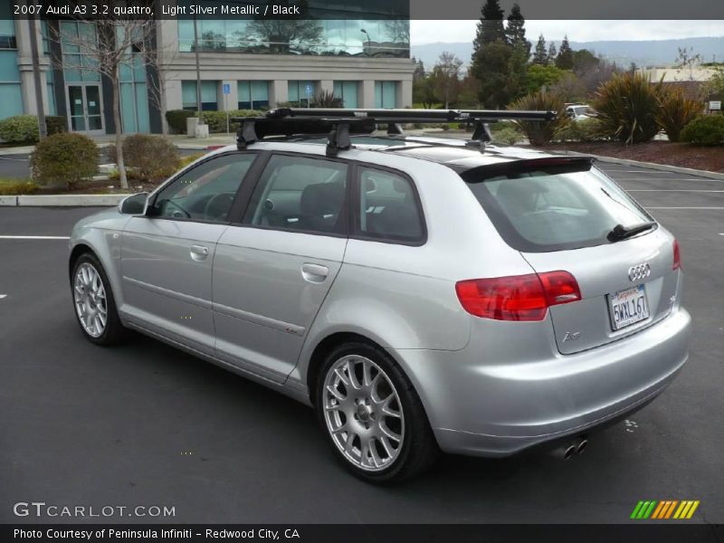 Light Silver Metallic / Black 2007 Audi A3 3.2 quattro
