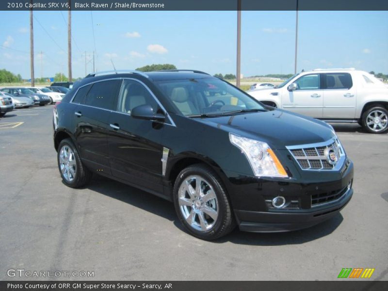 Black Raven / Shale/Brownstone 2010 Cadillac SRX V6