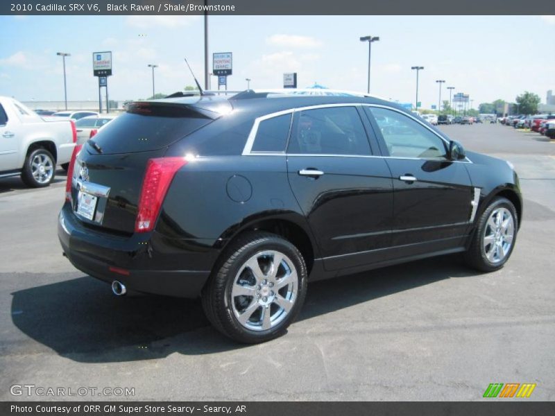 Black Raven / Shale/Brownstone 2010 Cadillac SRX V6