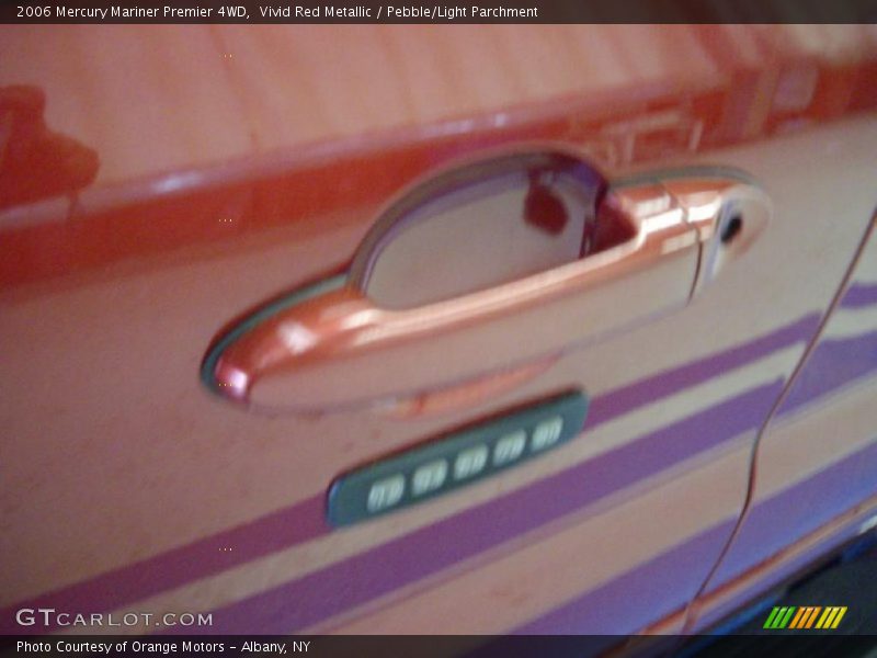 Vivid Red Metallic / Pebble/Light Parchment 2006 Mercury Mariner Premier 4WD