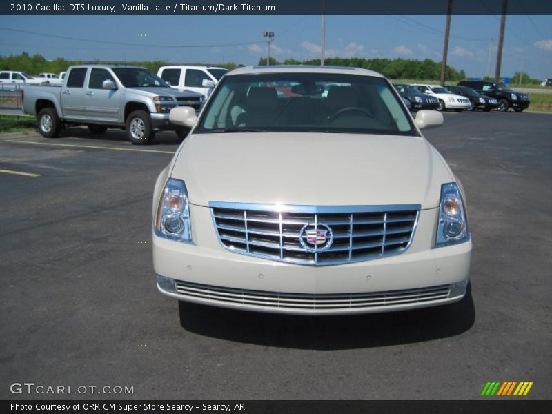 Vanilla Latte / Titanium/Dark Titanium 2010 Cadillac DTS Luxury