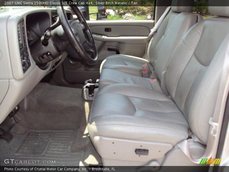 Silver Birch Metallic / Tan 2007 GMC Sierra 2500HD Classic SLT Crew Cab 4x4