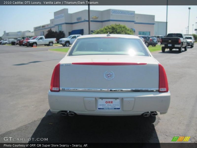 Vanilla Latte / Titanium/Dark Titanium 2010 Cadillac DTS Luxury