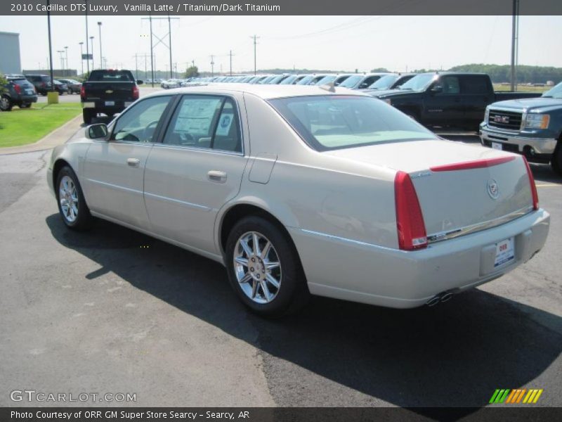 Vanilla Latte / Titanium/Dark Titanium 2010 Cadillac DTS Luxury