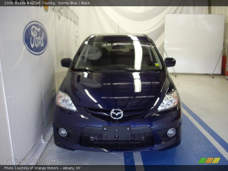 Stormy Blue / Black 2008 Mazda MAZDA5 Touring