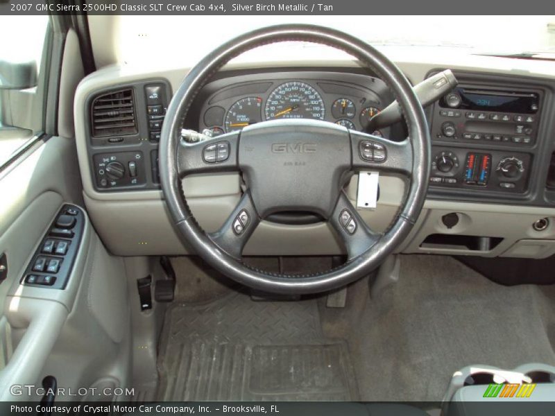 Silver Birch Metallic / Tan 2007 GMC Sierra 2500HD Classic SLT Crew Cab 4x4