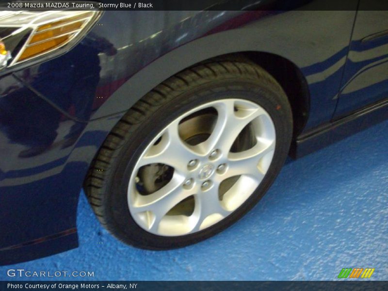 Stormy Blue / Black 2008 Mazda MAZDA5 Touring