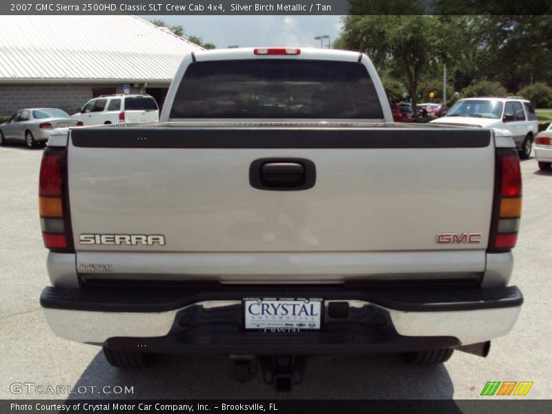 Silver Birch Metallic / Tan 2007 GMC Sierra 2500HD Classic SLT Crew Cab 4x4